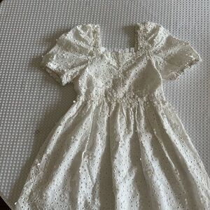 Zara White Puff Sleeve Sundress for Brides